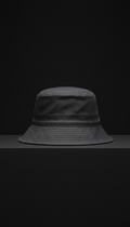 Charcoal Cotton Bucket Hat
